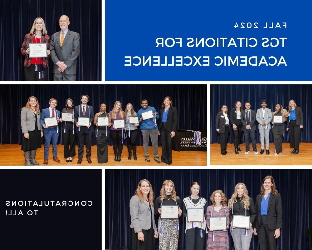 Students Recognized with the Fall 2024 Graduate School Citations